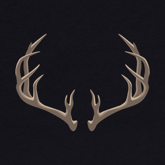 Antler Illustration by hobrath